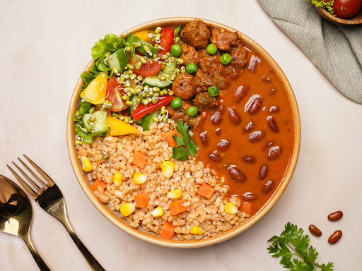 Rajma Masala & Red Rice Meal (Protein - 35gm)
