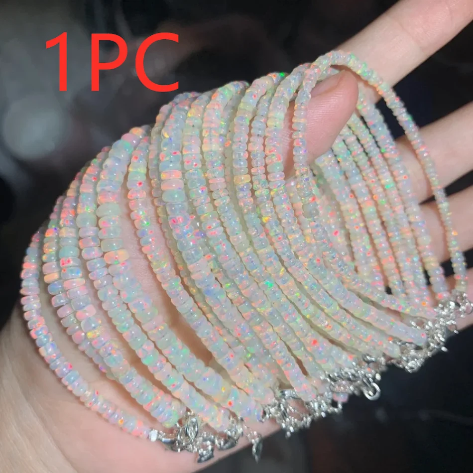 925 Zilveren armband met ingelegde gefacetteerde natuurlijke opaal. Een stijlvolle armband voor een vleugje dagelijkse schittering.