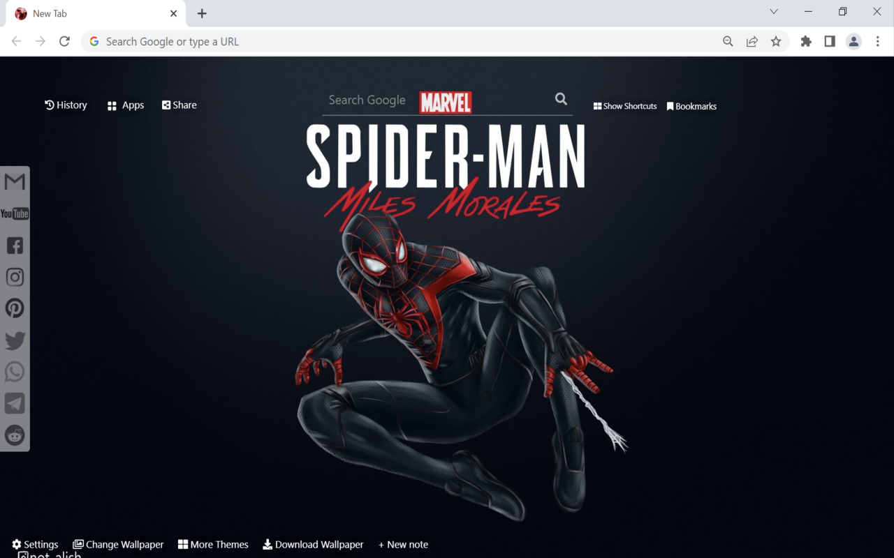 Spider Man Miles Morales Wallpaper Preview image 2
