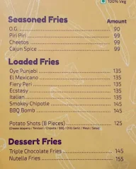 Fries Box menu 1