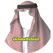 Arab Man Fashion Photo Suit  Icon