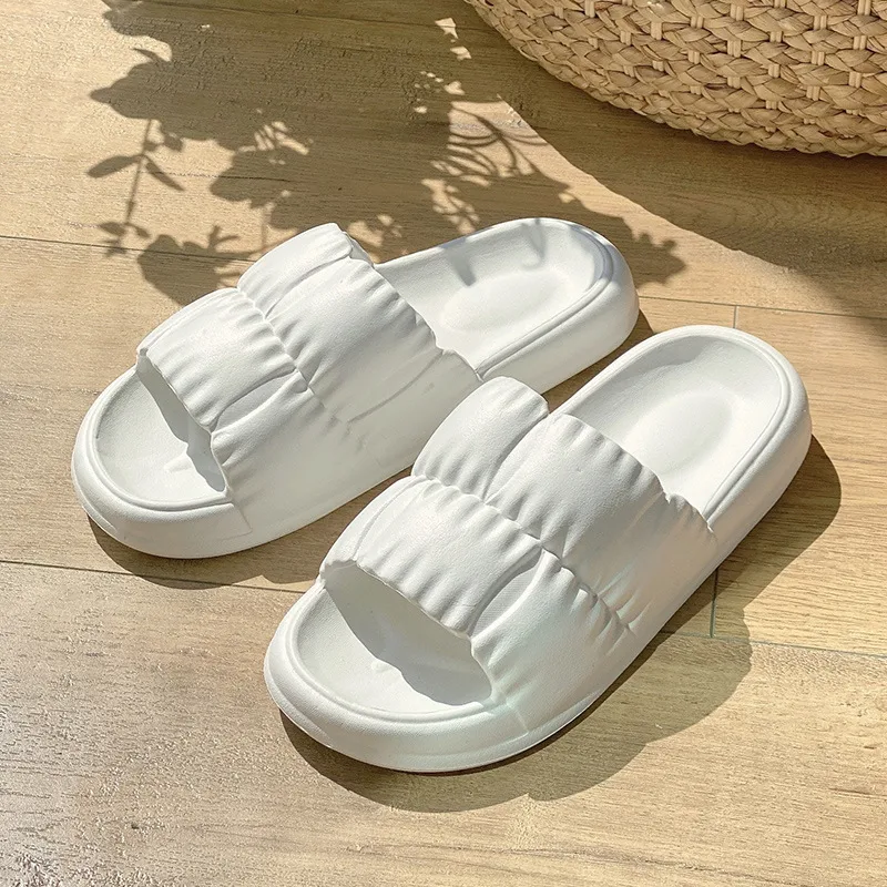Zapatillas de casa para mujer, suaves y cómodas. Ideales para baño, verano y playa. Sandalias de suela blanda y diseño deslizante.