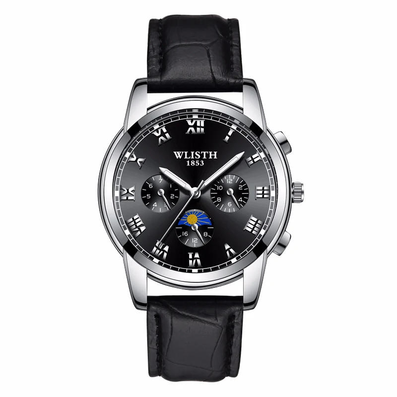 Title 9, Heren Business Horloge met Nachtlampje Waterdic...