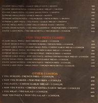 Smokin Pizza menu 1