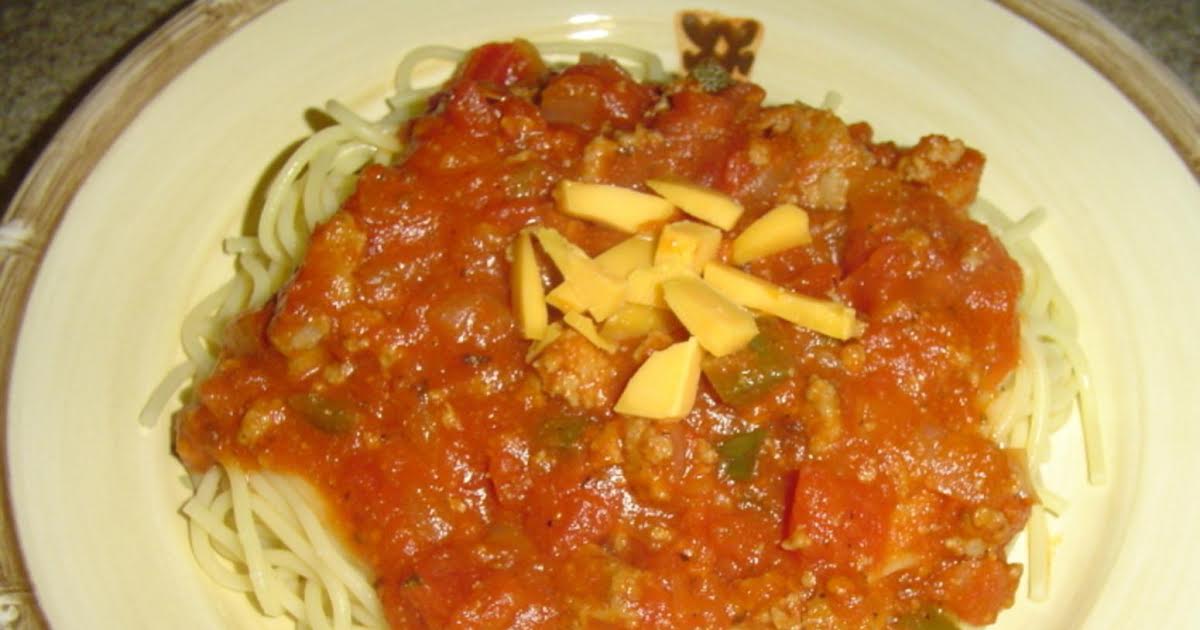 Jenny's Homemade Spaghetti Sauce For A Crowd | Just A Pinch Recipes