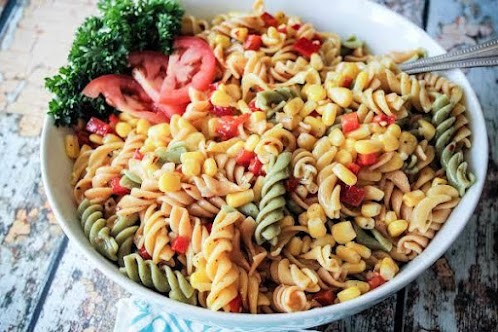 Lite Tri-Color Pasta Salad