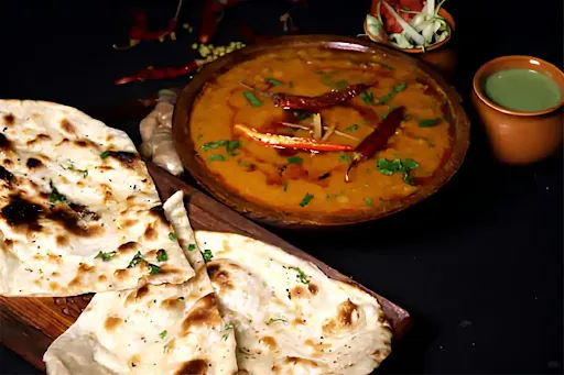 Dal Tadka With 3 Butter Roti