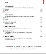 Tourist Hotel menu 4