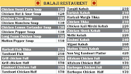 Balaji Restaurant menu 2