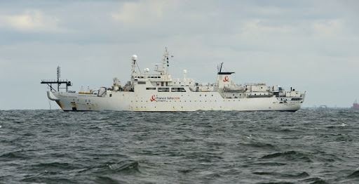 In February, cable ship Leon Thevenin was used to fix broken undersea cables.