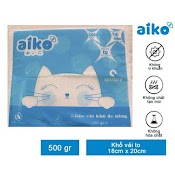 Gói 500Gr - Khăn Vải Khô Đa Năng Aiko - Vệ Sinh Cho Bé - Tẩy Trang - Việt Nam