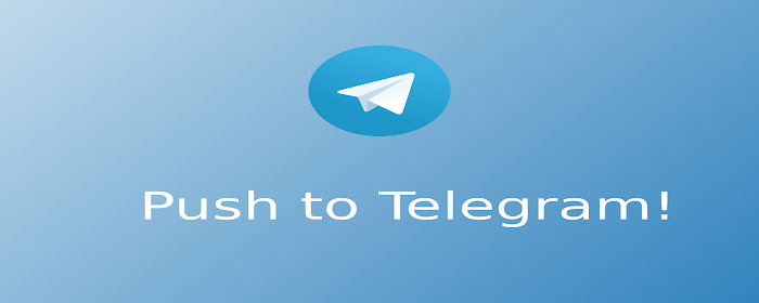 Push to Telegram marquee promo image