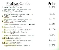 Parantha King menu 2