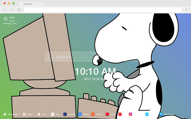 Snoopy New Tab Page Top Wallpapers Themes Images, Photos, Reviews
