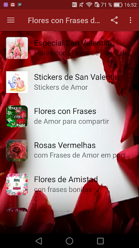 Flores con Frases de Amor