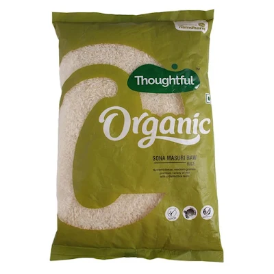 Thoughtful Organic Sona Masuri Raw Rice 1 Kg
