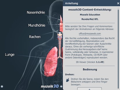 Der menschliche Körper (Frau) Bildungs-3D VR Screenshot