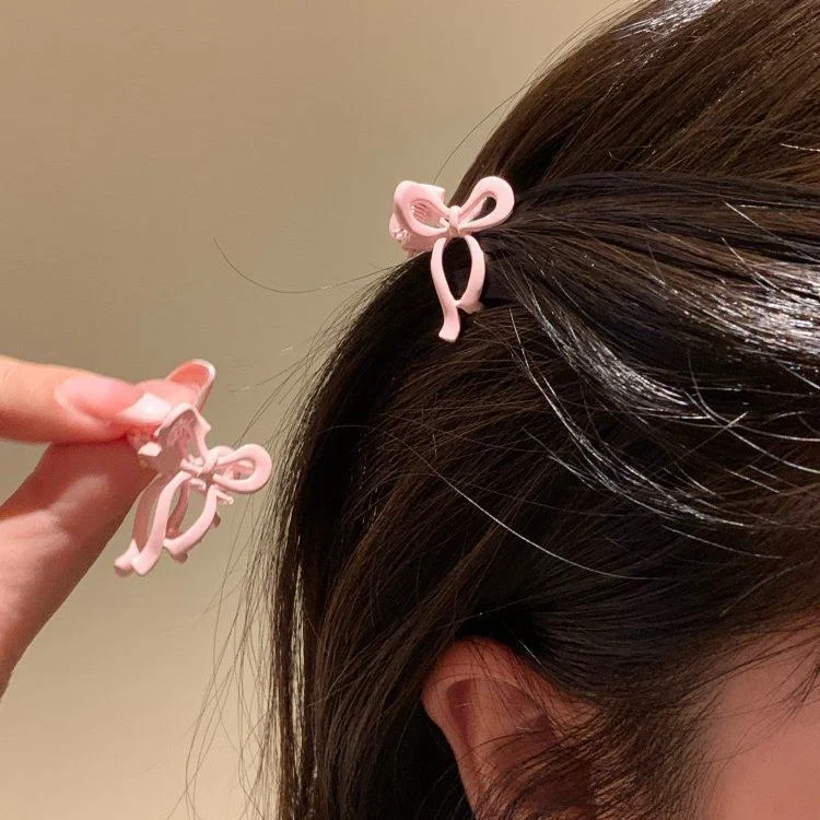 Barrettes nœud pour filles, petites pinces à cheveux, idéales pour coiffer et maintenir les cheveux des petites filles en place.