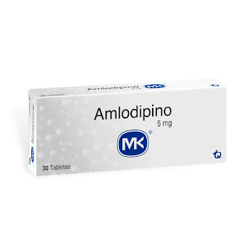 Amlodipino 5 mg Mk Caja x 30 Tabletas  