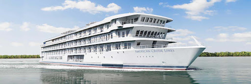 Rendering of the 175-passenger American Melody river cruise ship.