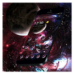 Cover Image of Download Red Galaxy Universe Theme 1.1.3 APK