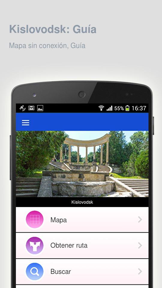 Android application Kislovodsk: Travel guide screenshort