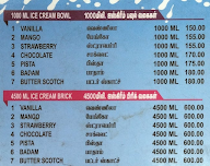 Aavin Milk Parlour menu 3