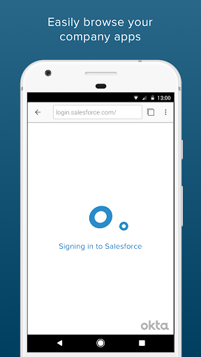 Screenshot Okta Mobile