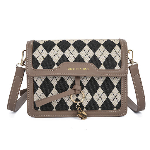 Title 10, Houndstooth Pattern Large Capacity Womens Fash...