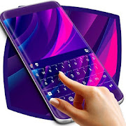Purple Abstract Keyboard Theme  Icon