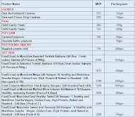 Food Cloud Munchies menu 1