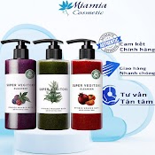 Sữa Rửa Mặt Rau Củ Quả Thải Độc Byvibes Wonder Bath Super Vegitoks Cleanser Xanh Đỏ Tím Làm Sạch Tẩy Trang 300Ml