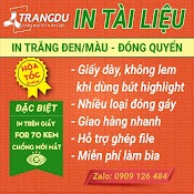 In Màu Theo Yêu Cầu, In Tai Lieu