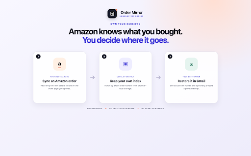 Order Mirror screenshot 5