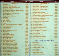 Pan N Grill Cafe menu 2