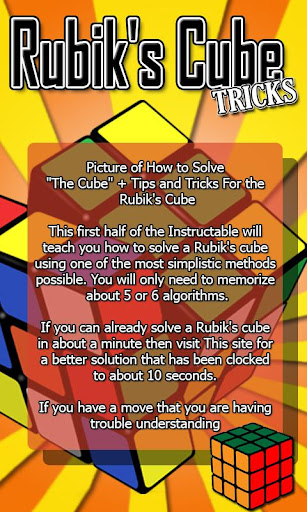 Cool Rubiks Cube Tricks