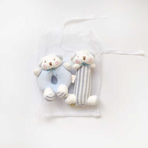 Title 3, Pure cotton baby rattle toy Soft and safe for p...