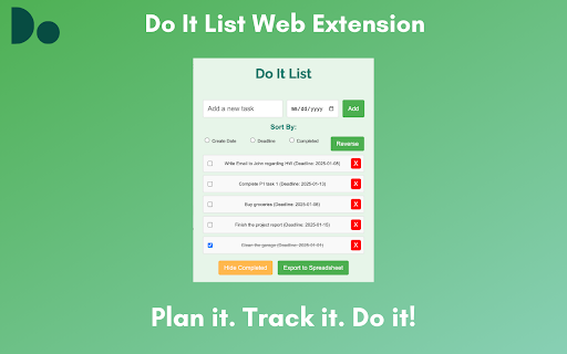 Do It List Extension
