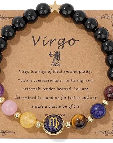 Bracelet perlé 12 constellations ho - 1