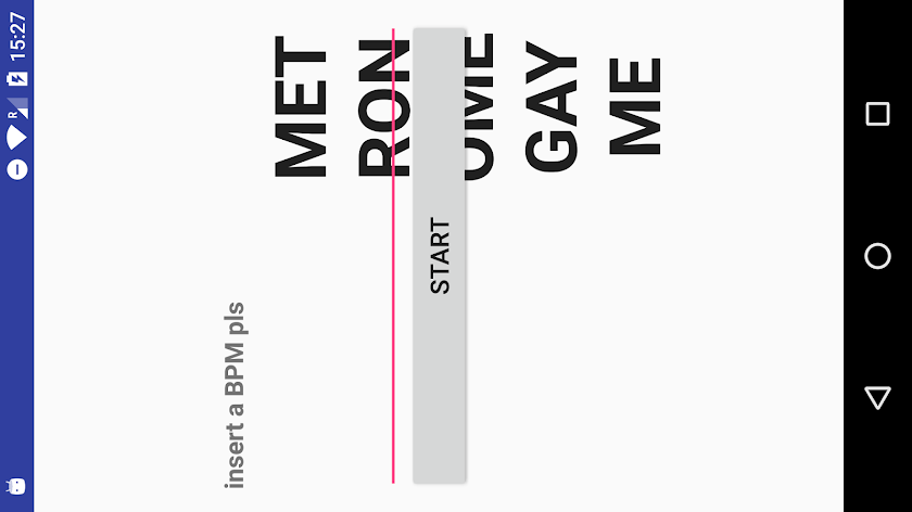 METRONOME GAYME Screen 2