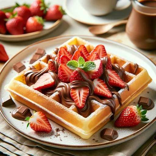 Choco Strawberry Waffle