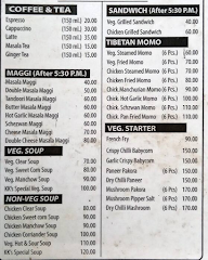 Kk's Cafe menu 2