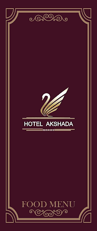 Hotel Akshada Garden & Restaurant menu 1