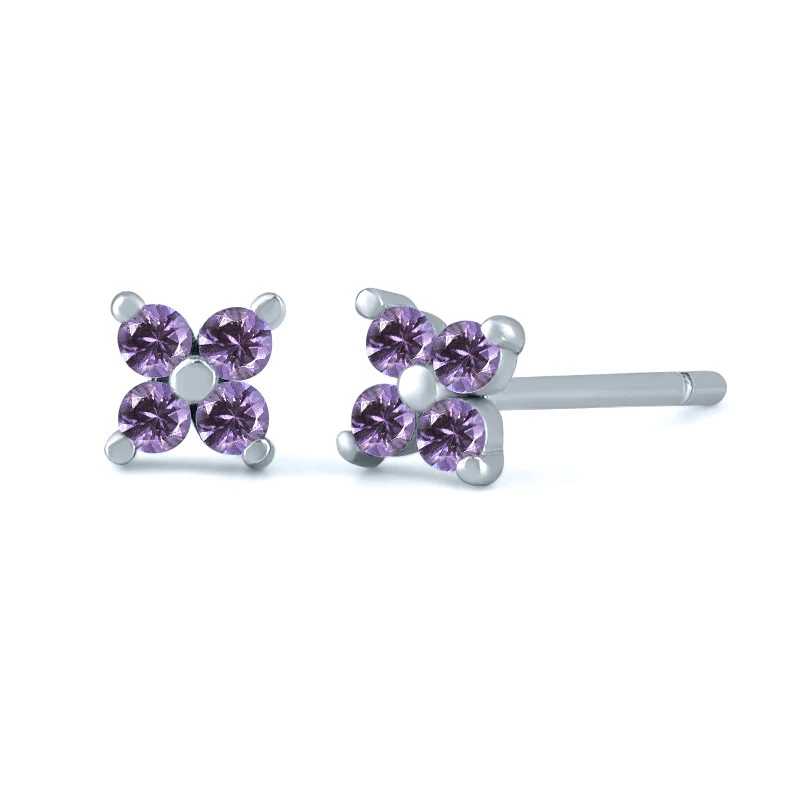 Brincos simples de zircônia colorida micro-incrustada. Perfeitos para uso diário, adicionam um toque de brilho sutil e elegante ao seu visual.
