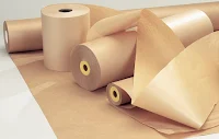 Papir ubleket kraft 100g 75cm 10kg/rull (Org.nr.30921)