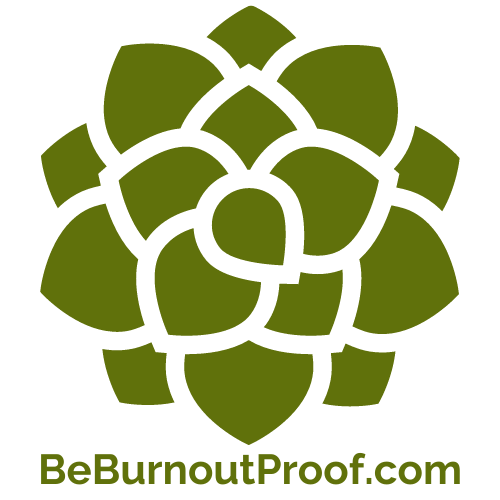 a stylized succulent; beburnoutproof.com