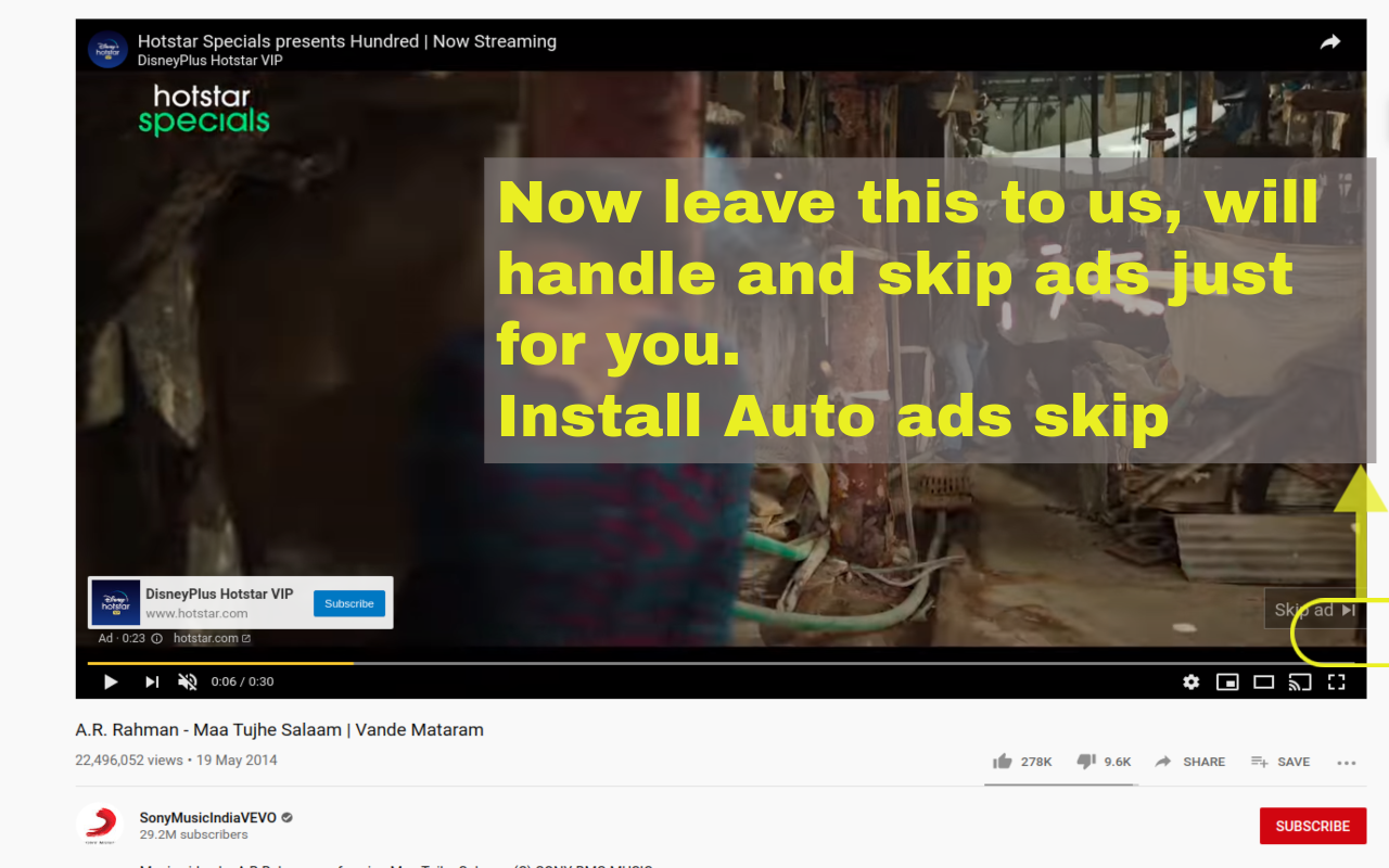 Auto Skip Youtube Ads Preview image 0