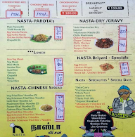 Tanu Madras Kitchen menu 2