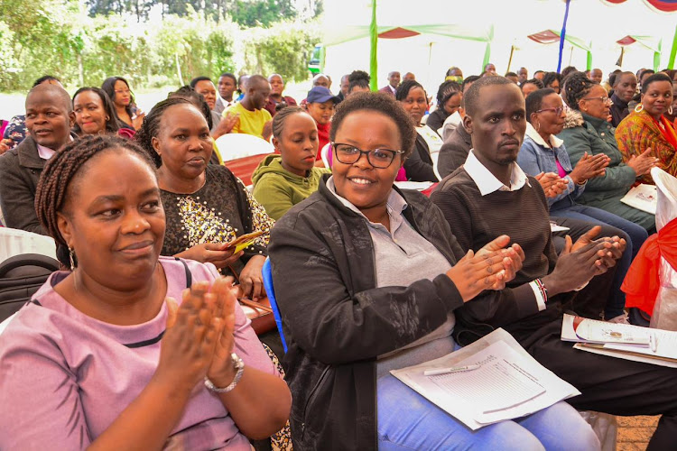 Tutors during the launch of a health workshop meant to sensitise teachers drawn from across the country on dealing with medical emergencies among learners at the Karen Hospital in Nairobi on March 15, 2024.