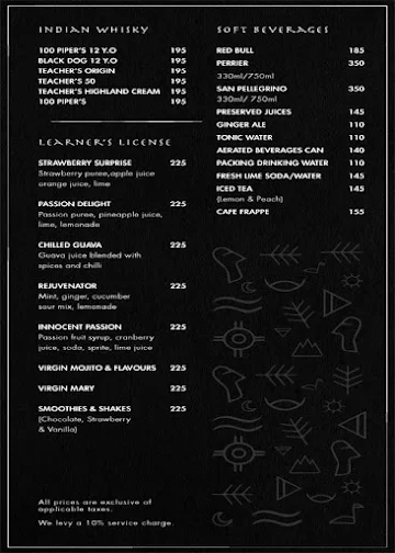 Ninkasi by Coopers menu 